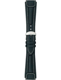 20mm 黑色雙層牛皮錶帶 (不含手錶)